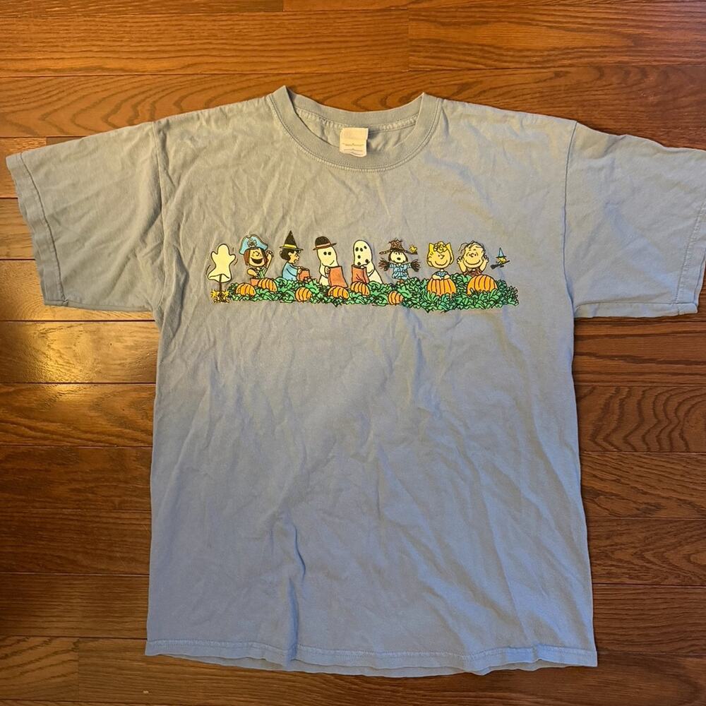 Vintage Unisex Peanuts Halloween T-Shirt Size Large